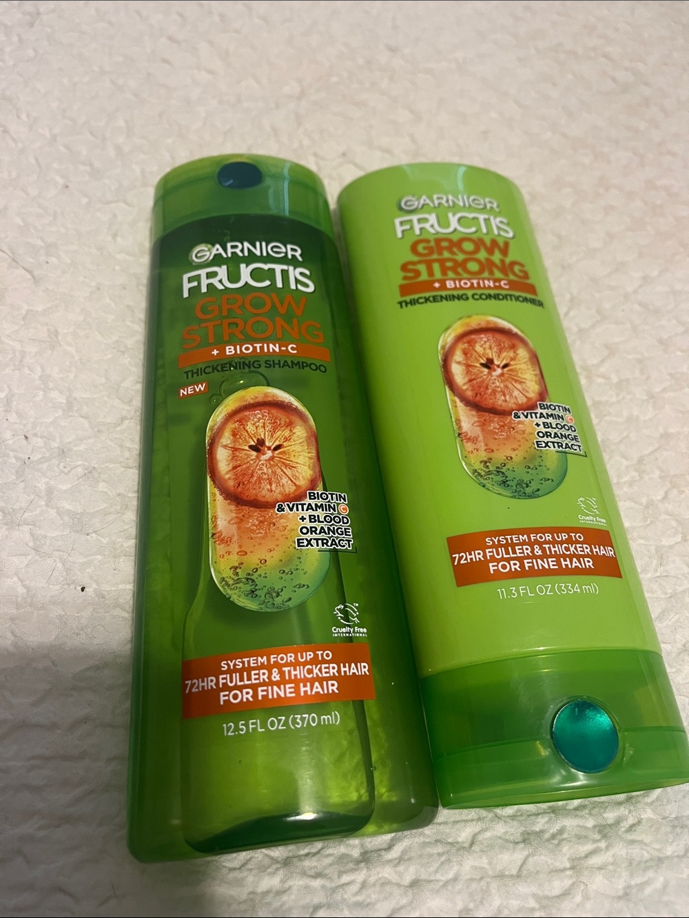 NWT Garnier Fructis Shampoo and Conditioner Grow Strong